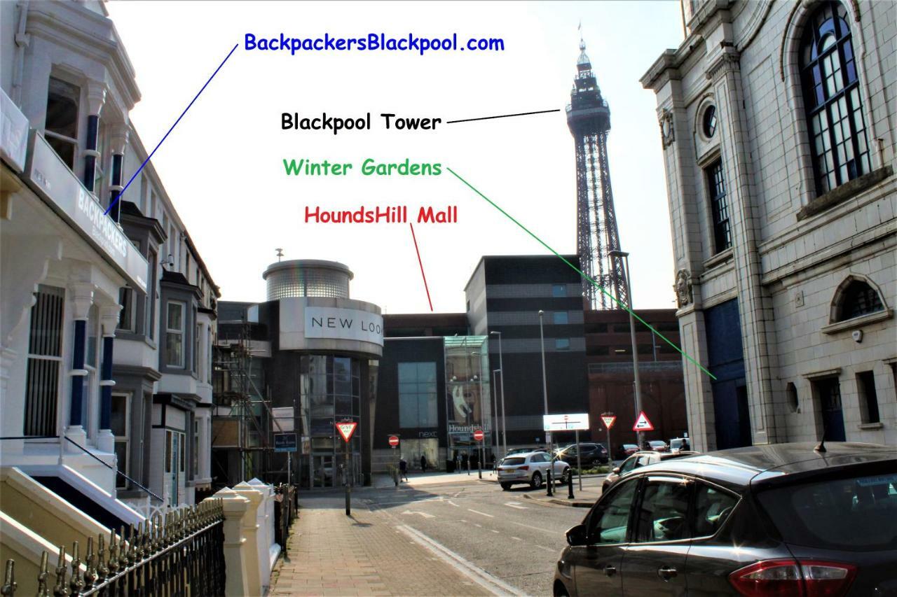 Backpackers Blackpool Hotel & Suites Eksteriør billede
